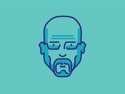 Heisenberg avatar breaking bad face heisenberg line portrait walter white