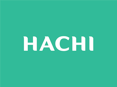 Hachi font hachi logo type