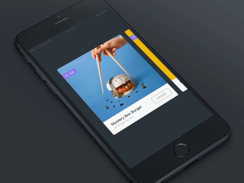 Interactions for food ordering 3d animation app card cvv food interaction order payment ui ux visa