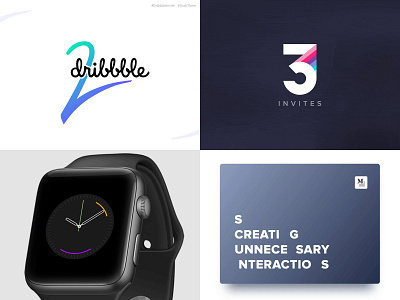 2018 animation app design gradient interaction invite product product design ui ux