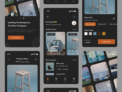 🪑 Furnita - Furniture Mobile Apps Design
