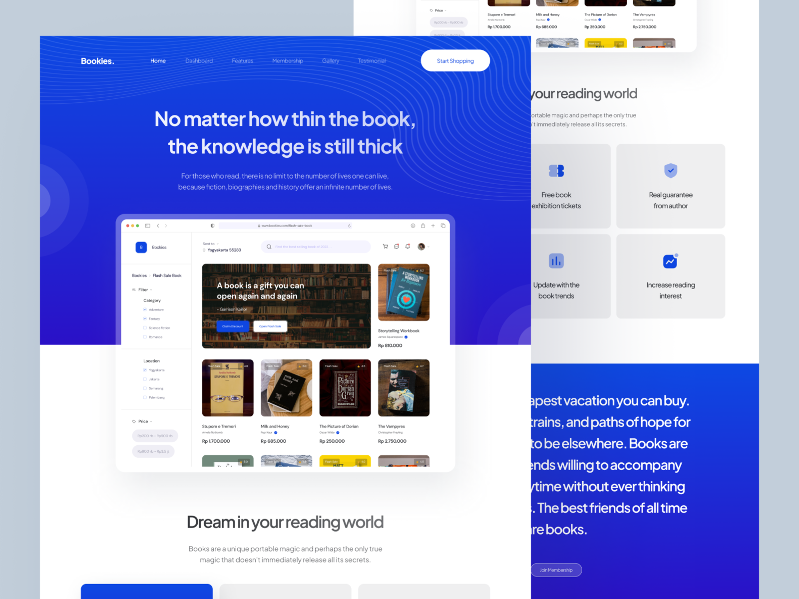 📚 Bookies - Bookstore Website Landing Page by Andri Setiawan 🦢 for SLAB ...