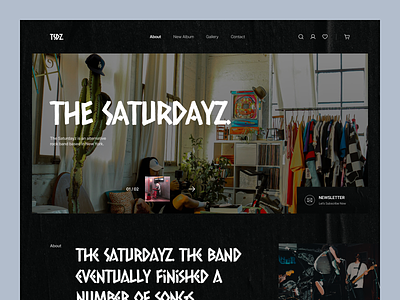 The Saturdayz. - Band Profile Website