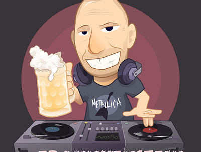 Caricature - DJ illustration