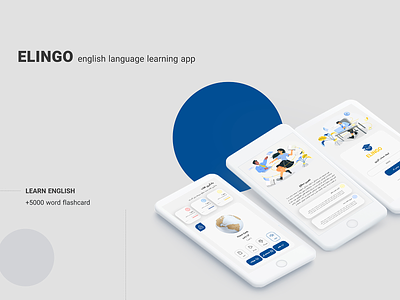 ELINGO App UI Design app app ui application design design product design ui ux
