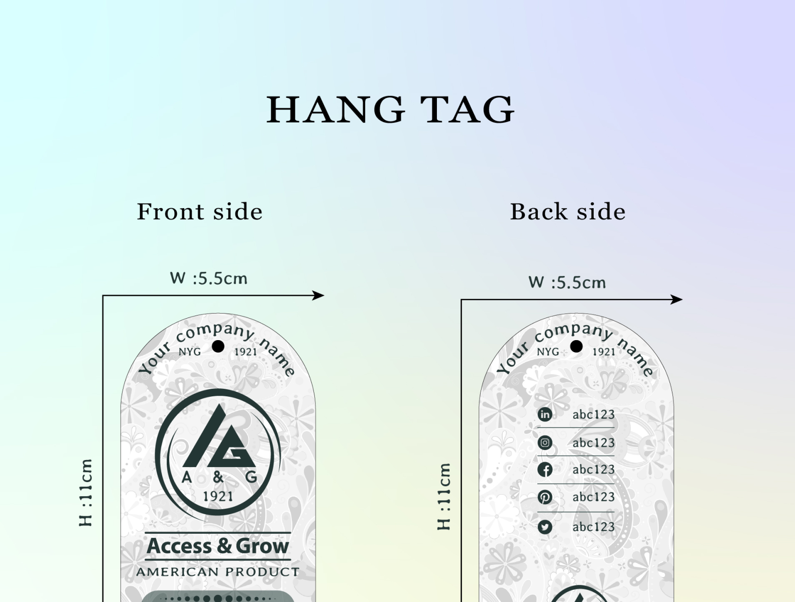 Hang Tag #01 by Kishor Kumar Das on Dribbble