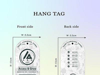 Hang Tag #01