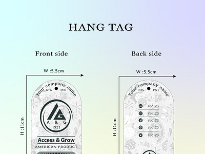 Hang Tag #01