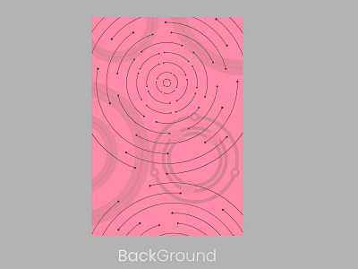 Background circular line pattern technology