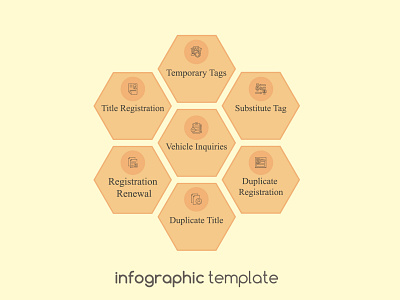 Presentation slide infographic template