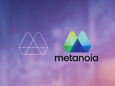 Metanoia branding logo motion graphics ui