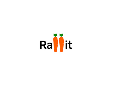 Rabbit animal logo desing carrot logo design design illustration r logo design rabbit logo design vecter logo