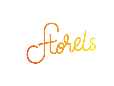 Florels calligrapgy flogo hand lettering hnad lettering type design