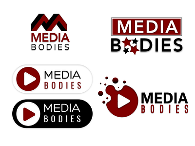 Media Bodies - logo concept for digital marketing agency branding colors design icon illustration logo logo design rebranding typography ui vector