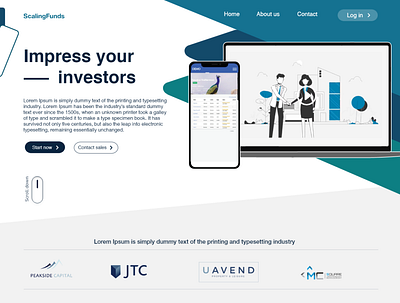 FinTech Website Redesign animation branding colors design icon illustration typography ui ux vector