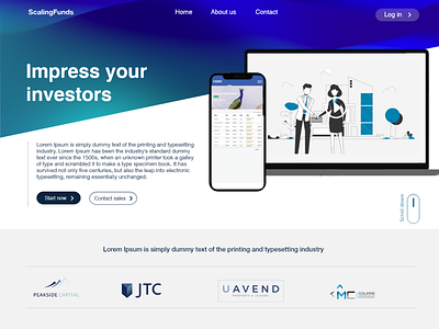 FinTech Website Redesign - animated gradient on the top animation blue bluecolors branding colors design fintech graphic design icon illustration rebranding typography ui ux vector