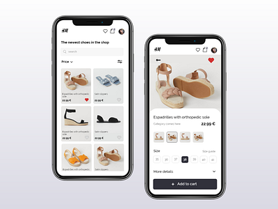 HM e-commerce - Mobile App