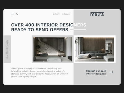 Web design interior design company