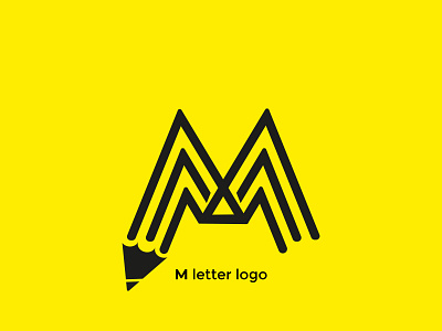 M type logo design. Here is a new logo concept for a Business