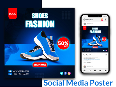 Social media poster /banner design ads banner branding poster social media banner