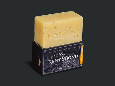 Kent & Bond Body Brick bar bath body care branding cedarwood clean graphic design identity moose mountains packaging soap