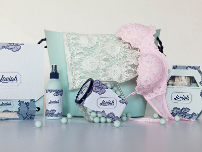 Victoria Secret's Lavish Product Line design detergent laundry lingerie packaging victoriassecret