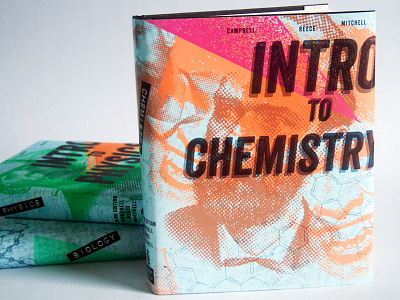 Chemistry Textbook book book cover design illustration science textbook