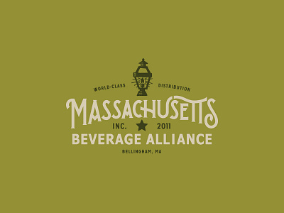 Mass Bev beer identity logo logotype massachusetts wordmark