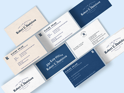 Oh the possibilities blue branding business card identity law offices lawyer