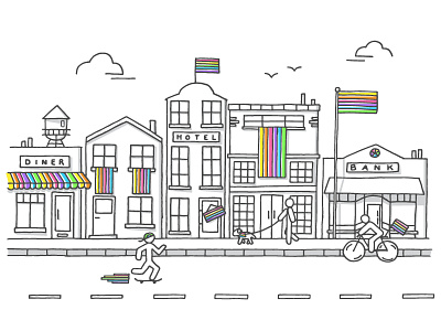 LGBT Credit Card Illustration