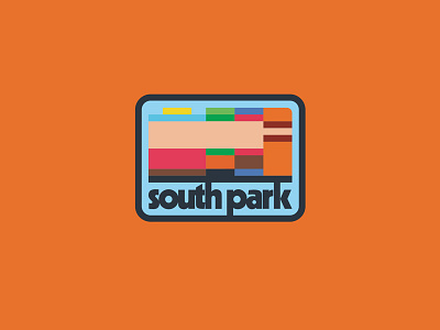South Park Badge adventure badge cartoon colorado ddc draplin icon illustration patagonia patch south park stamp
