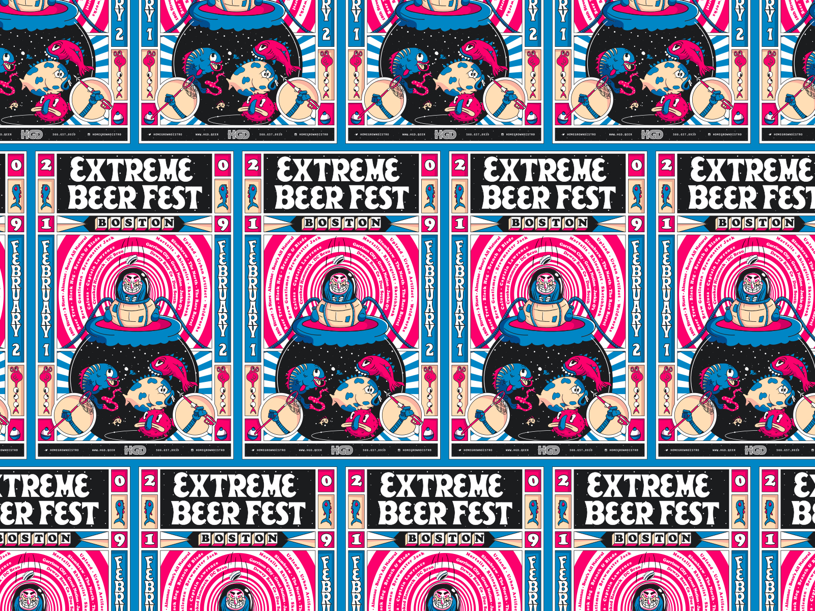 BeerAdvocate Extreme Beer Fest Poster by Adam Danielson on Dribbble