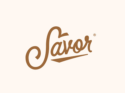 Savor boston branding food illustration logo massachusetts typography vector