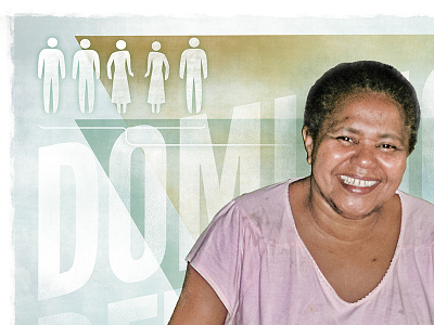 Evangelista collage dominican republic icons nonprofit portrait texture