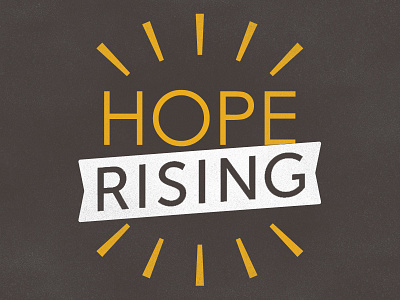 HOPE Rising Opt 3 hope logo simple typography