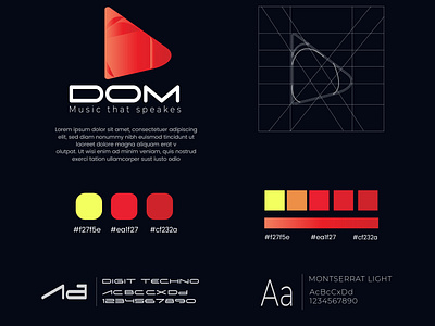 Logo design - Dom Music