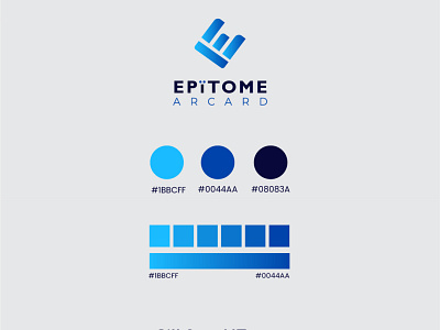 Epitome Arcard branding logo logo presentation