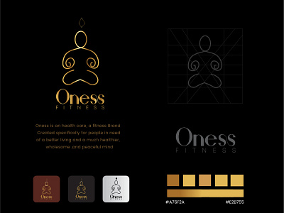 Oness fitness brand identity