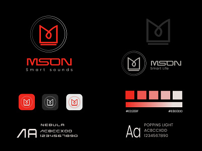 Mson Brand identity branding logo logo presentation typography