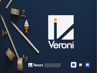 Veroni - Brand identity branding design illustration logo logo presentation