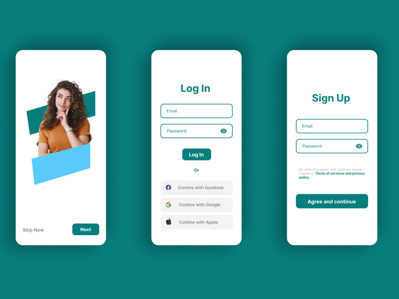 App Sign up UI by we Gujarat on Dribbble