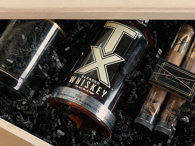 Client Gift Box box branding iron cigar design client gift custom handsome matches whiskey glasses