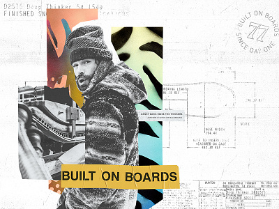 Built on Boards Collage Exploration burton collage exploration graveyard snowboarding