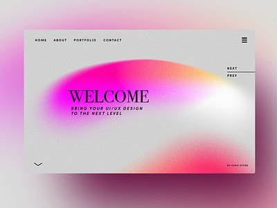 Chroma Grainy Gradient Textures branding design gradient gradients grainy graphic design photoshop retro typography ui ux vivid website