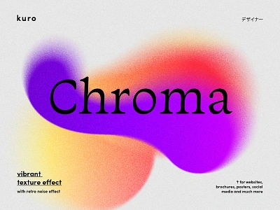 Chroma Grainy Gradient Textures background branding colorful design gradient gradients grainy graphic design illustration logo photoshop retro template ui vivid