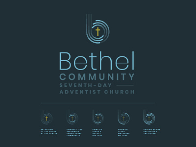 Bethel Community Church Logo Design brand branding christian design logo vector