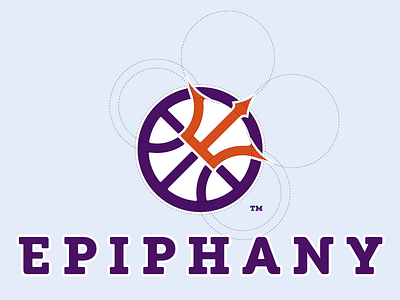 Epiphany Logo basketball crown epiphany league sports