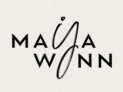 Maya Wynn Logo Design logo music musician singer
