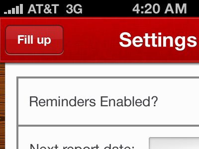 Current UI I'm working on iphone ui