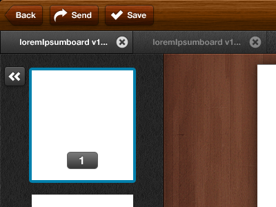 Unused UI design idea ipad ui